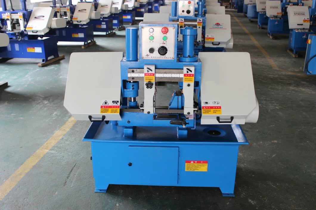 China Double Column Horizontal Metal Cutting Band Sawing Machine