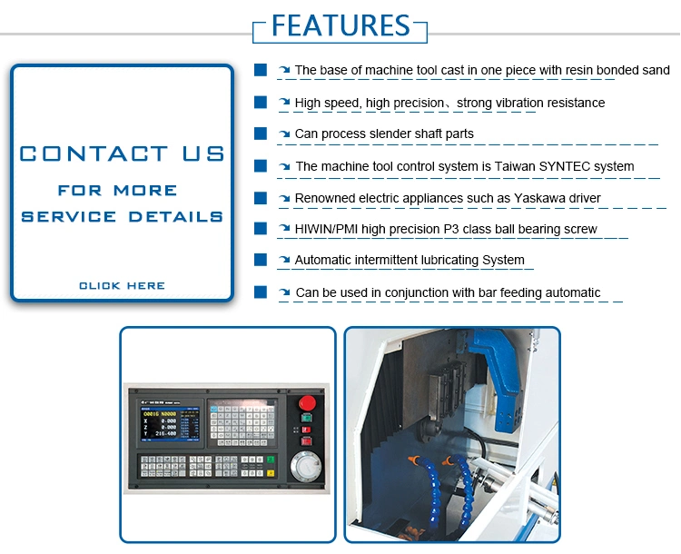 100 L Cooltant Capacity Dual-Spindle Swiss Type CNC Machine CNC Lathe